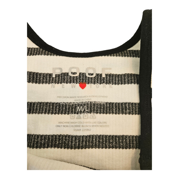 Poof New York Medium Sleeveless Striped Jumpsuit - Picture 2 of 7